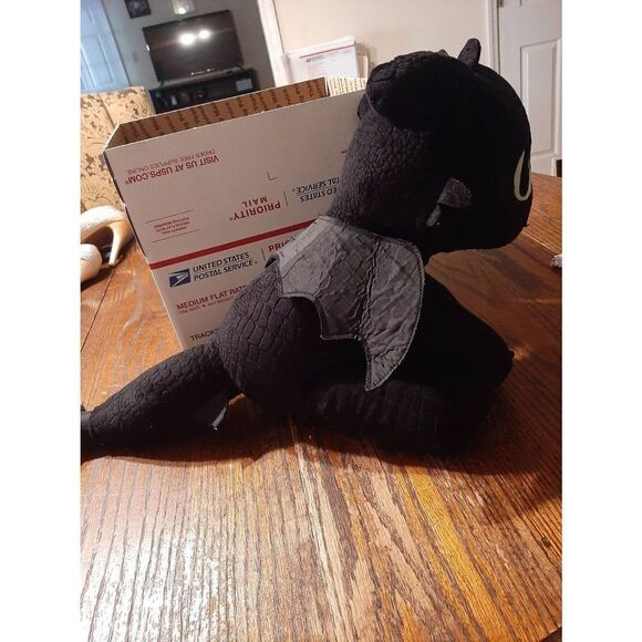 Build A Bear Workshop How To Train Your Dragon Hidden World Black Dragon 4/19 - Picture 2 of 5